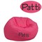 Flash Furniture 30" Cotton Upholstery Personalized Small Solid Hot Pink Kids Bean Bag Chair